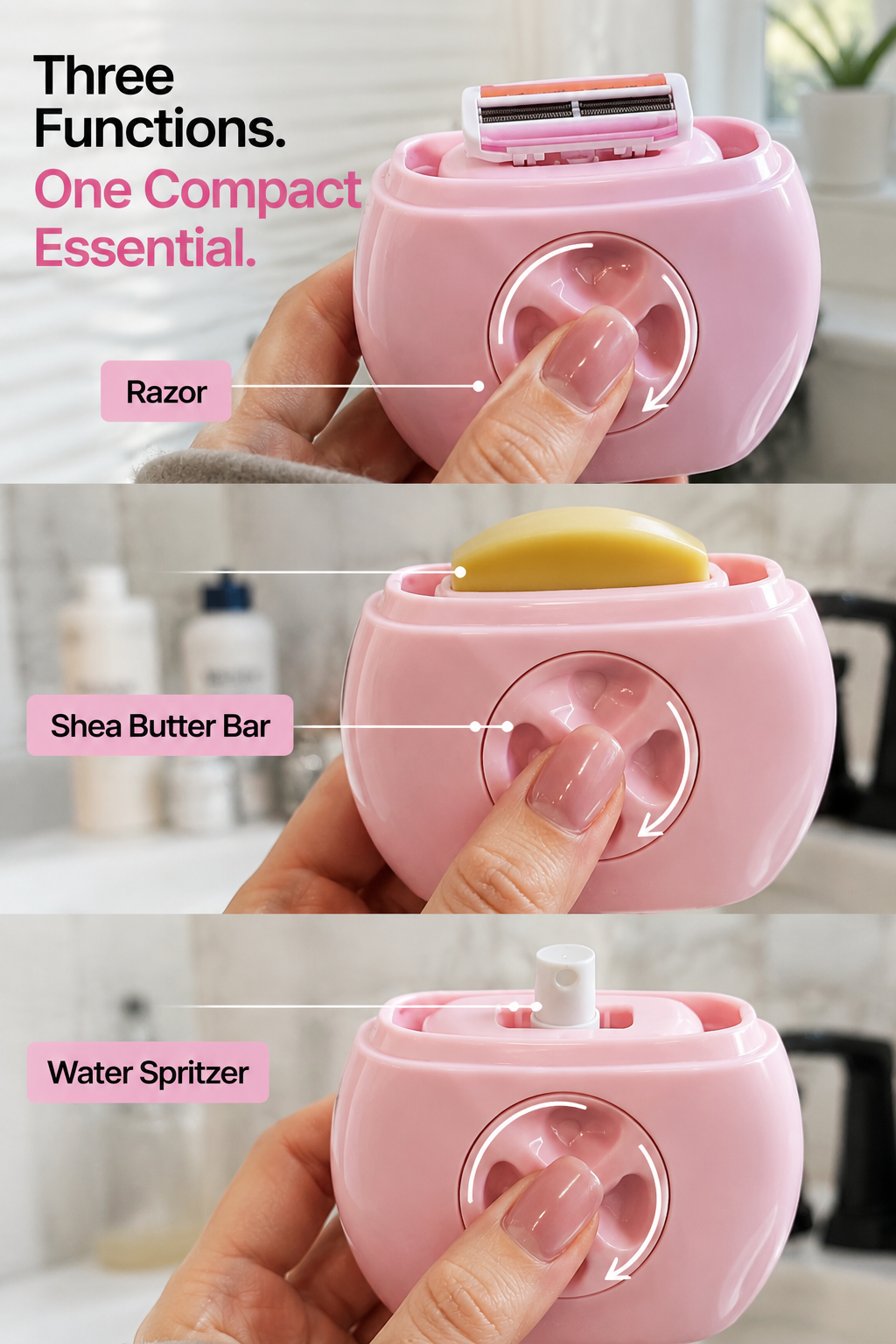 Mistelle™ Spray. Shave. Glow.